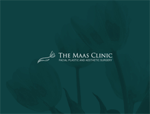 Tablet Screenshot of maasclinic.com